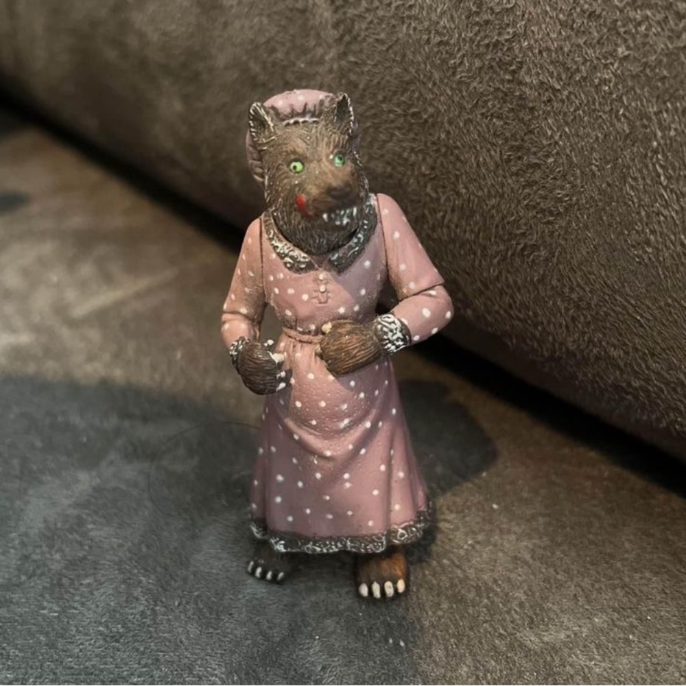 McFarlane Toys Shrek Big Bad Wolf Action Figure Night Gown 2.5" Rare 2001